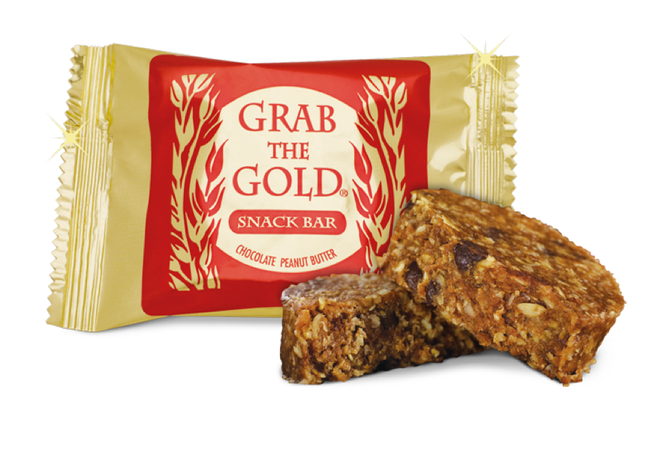 
    Grab The Gold Snack Bars
  