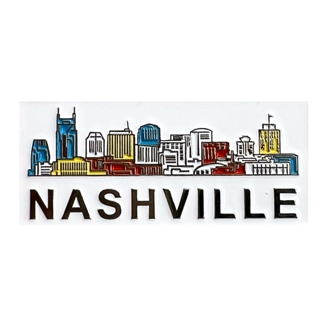 Nashville Skyline Enamel Pin