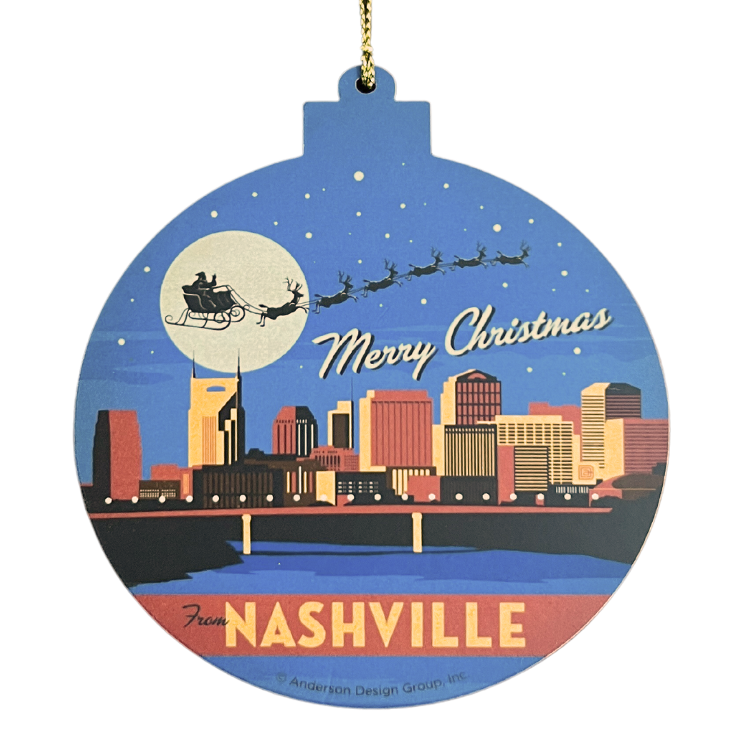 Merry Christmas from Nashville Ornament