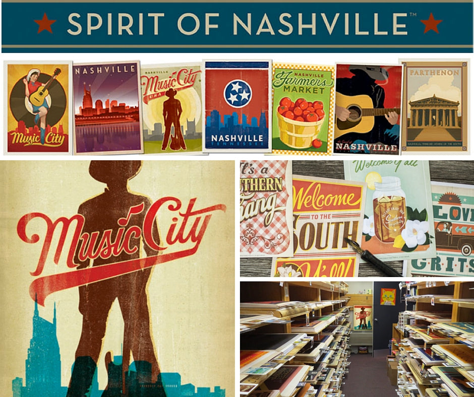 Spirit of Nashville 20 Pc. Postcard Set - Anderson Design Group