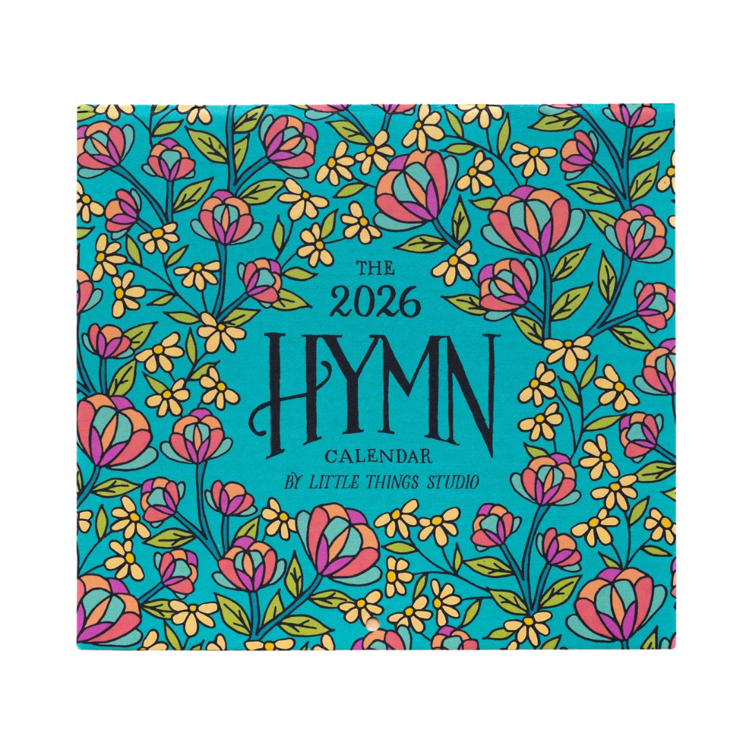 2026 12 month wall calendar with hymns. 