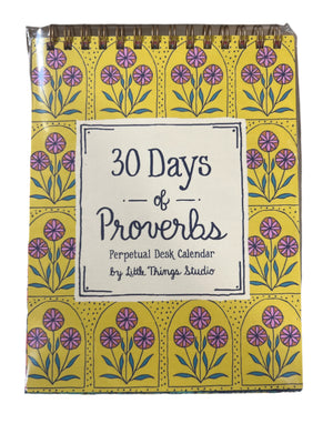 30 Days of Proverbs Perpetual Calendar