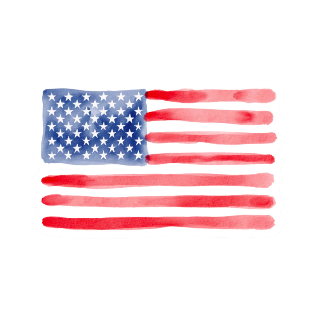 American Flag Sticker