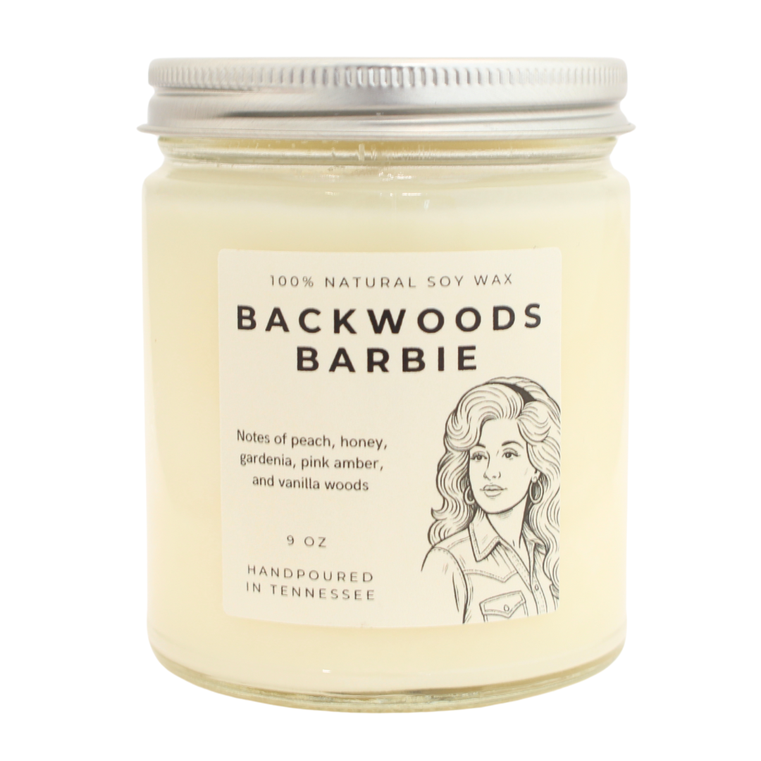 Backwoods Barbie Candle