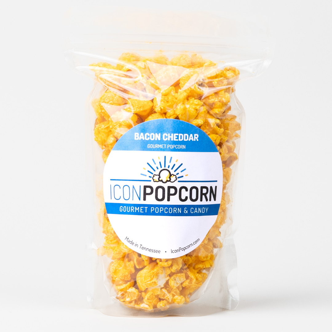 5 cups of gourmet popcorn.