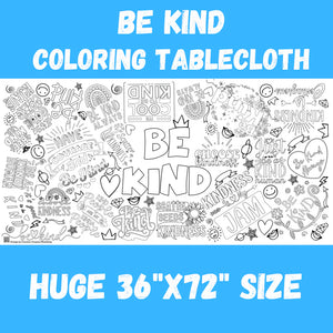Color Your Own Tablecloth