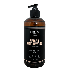 16 oz all in one body wash for men in pump bottle. 