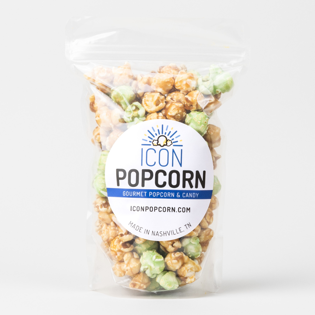 5 cups of Caramel Apple Gourmet Popcorn.