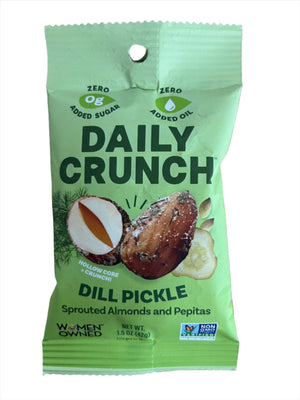 1.5 oz Daily Crunch Sprouted Almonds and pepitas Snack Mix.