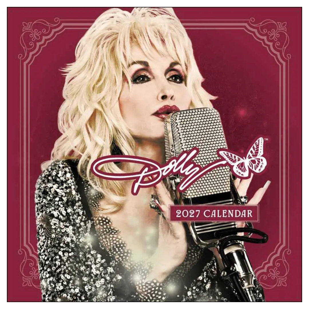 Wall calendar featuring full color photos of Dolly.  