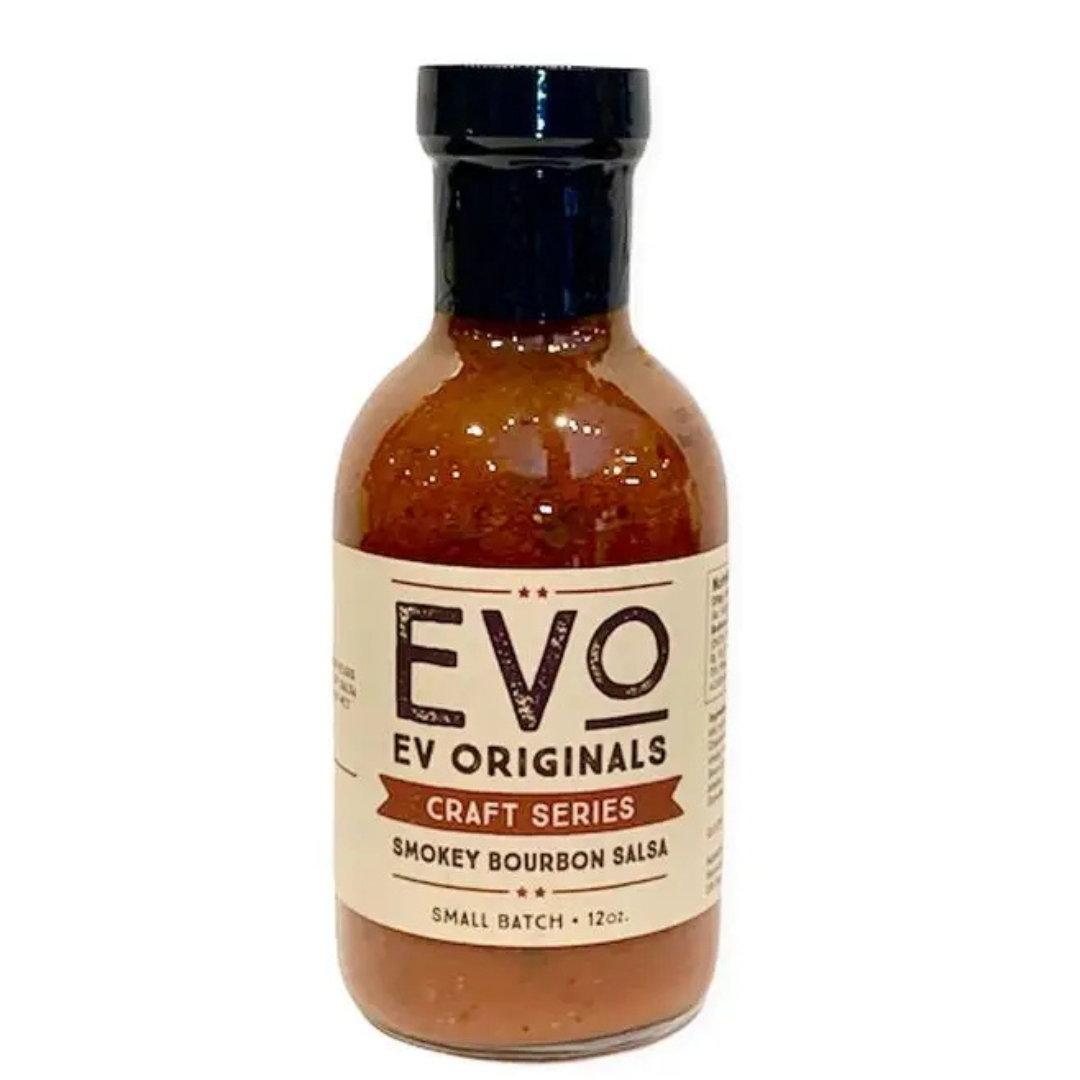 16 fl oz of EVO Bourbon Salsa