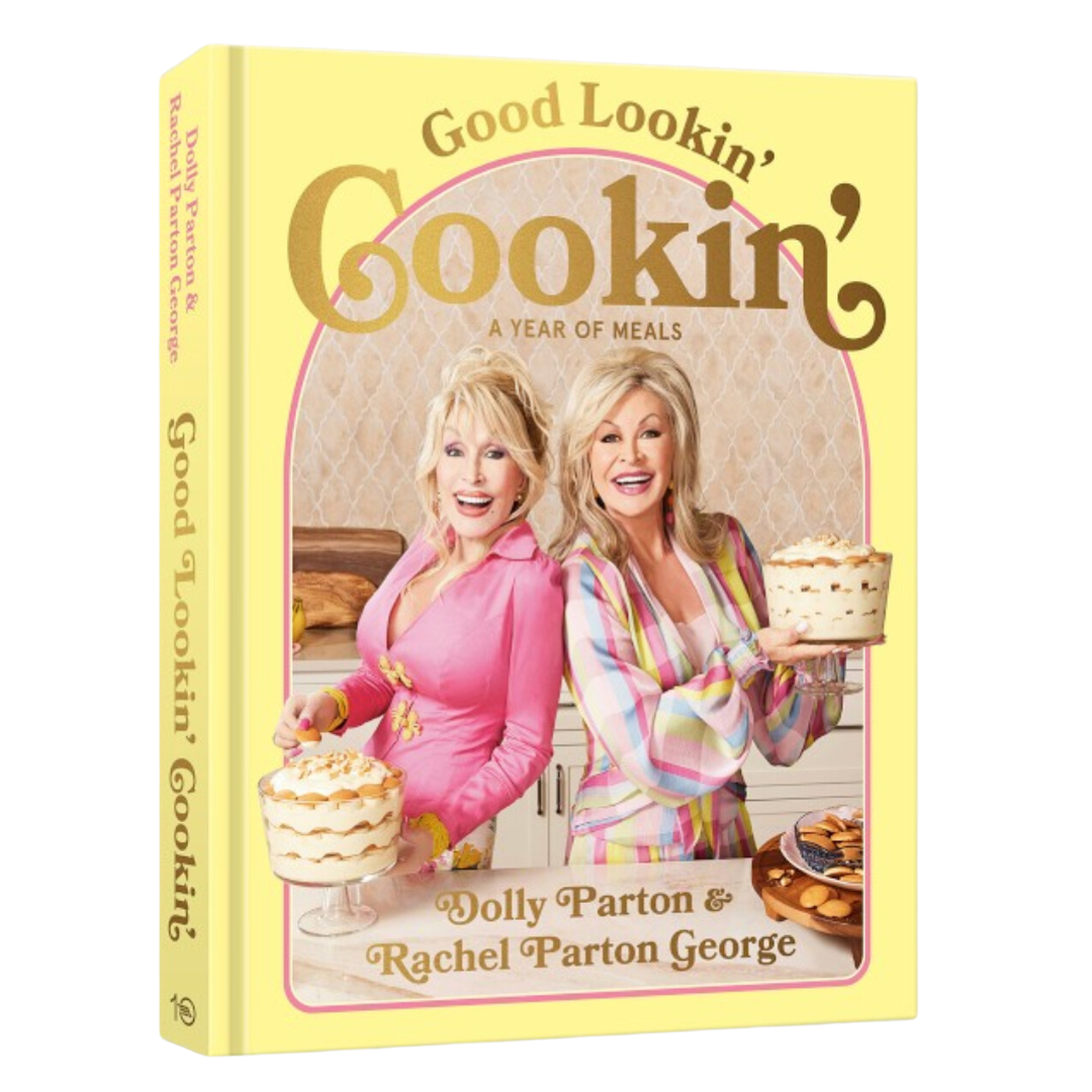 Good Lookin’ Cookin’: A Year of Meals—A Lifetime of Family, Friends, and Food is a heartfelt cookbook by Dolly Parton and her sister Rachel Parton George. This collection features over 80 classic Southern recipes, including Country Ham and Biscuits, Barbecue Spare Ribs, and Strawberry Shortcake, organized into twelve seasonal menus for holidays like Thanksgiving and Christmas. 