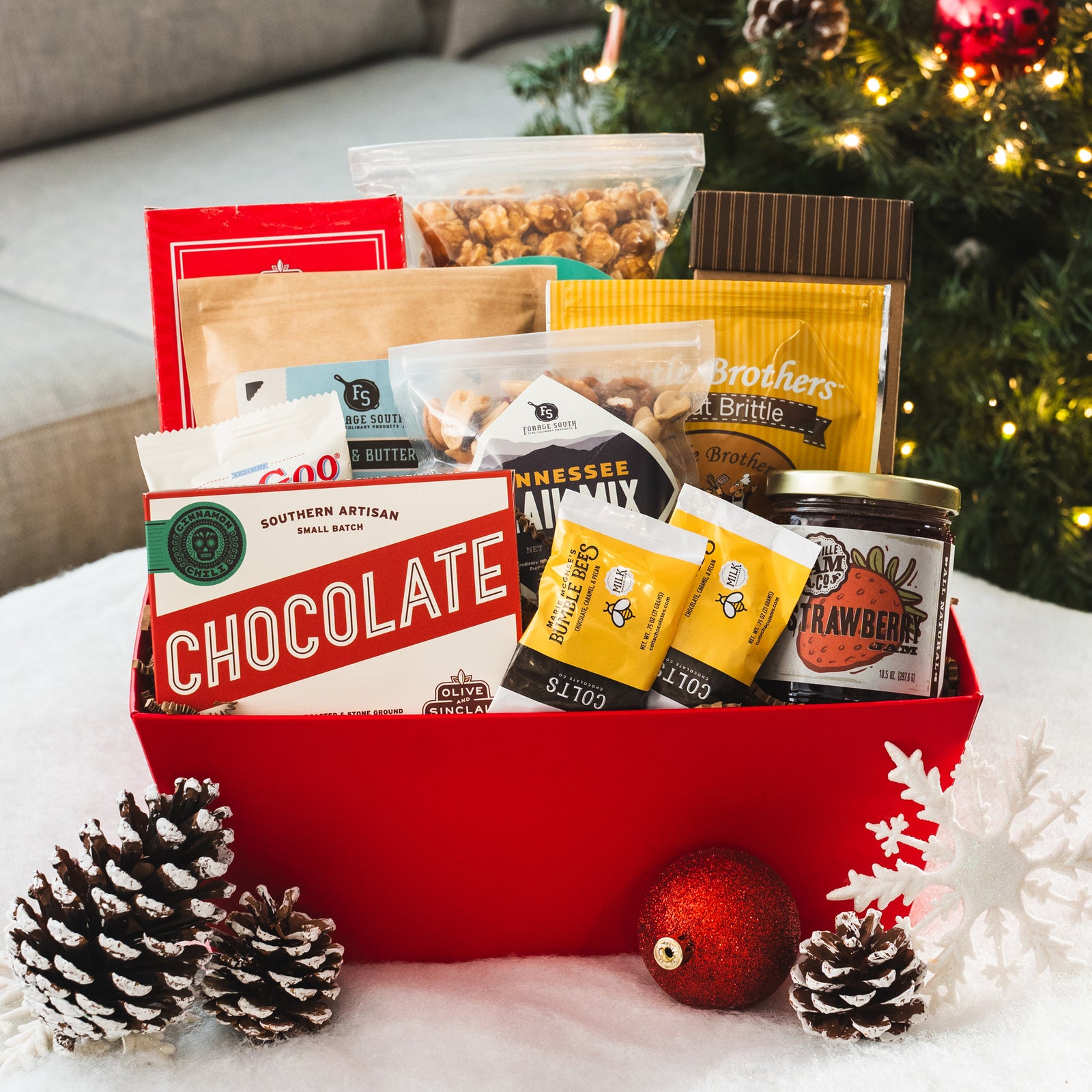 Gourmet Holiday Gift Basket