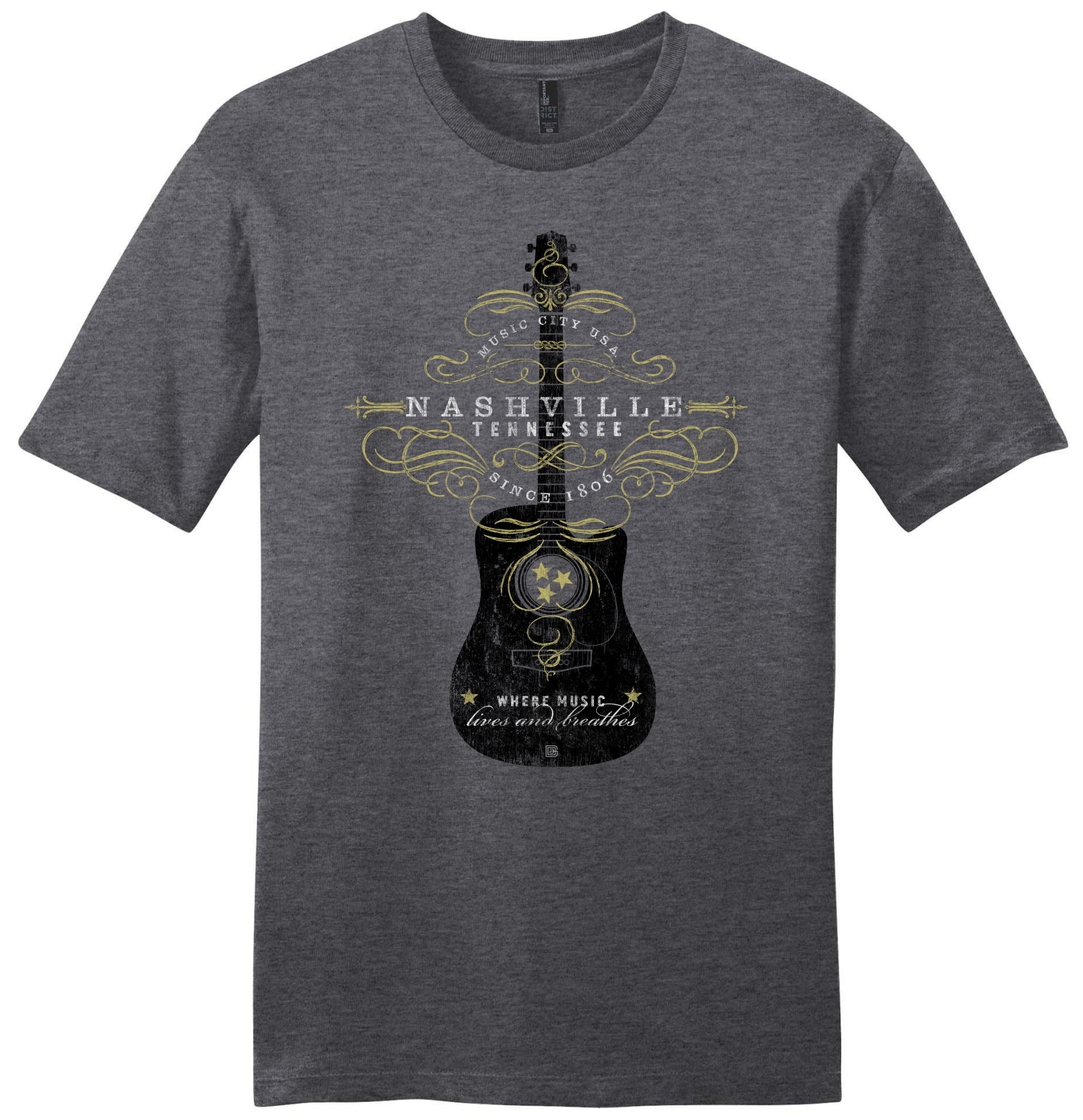 Spirit of Nashville Guitar Shirt Spirit of Nashville Made in TN