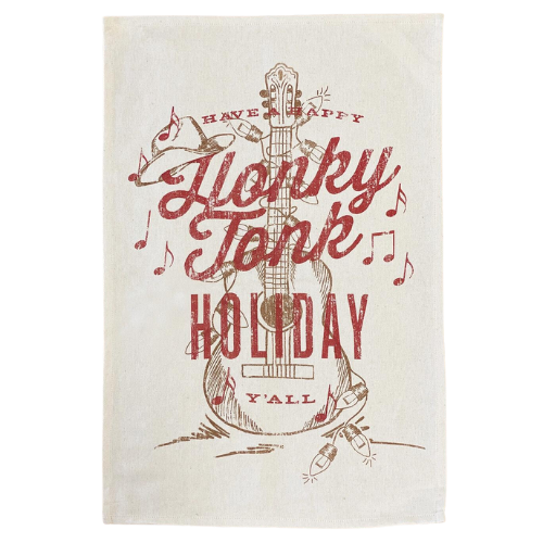 Honky Tonk Holidays Kitchen Towel
