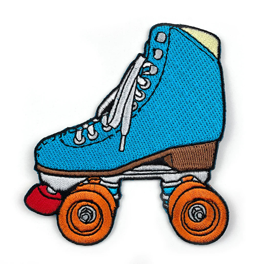 Blue Roller Skate Patch