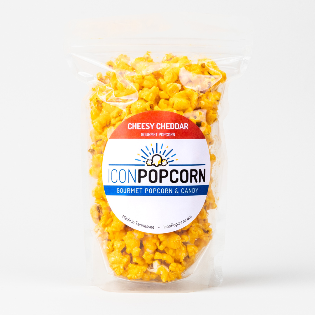 5 cups of gourmet popcorn.