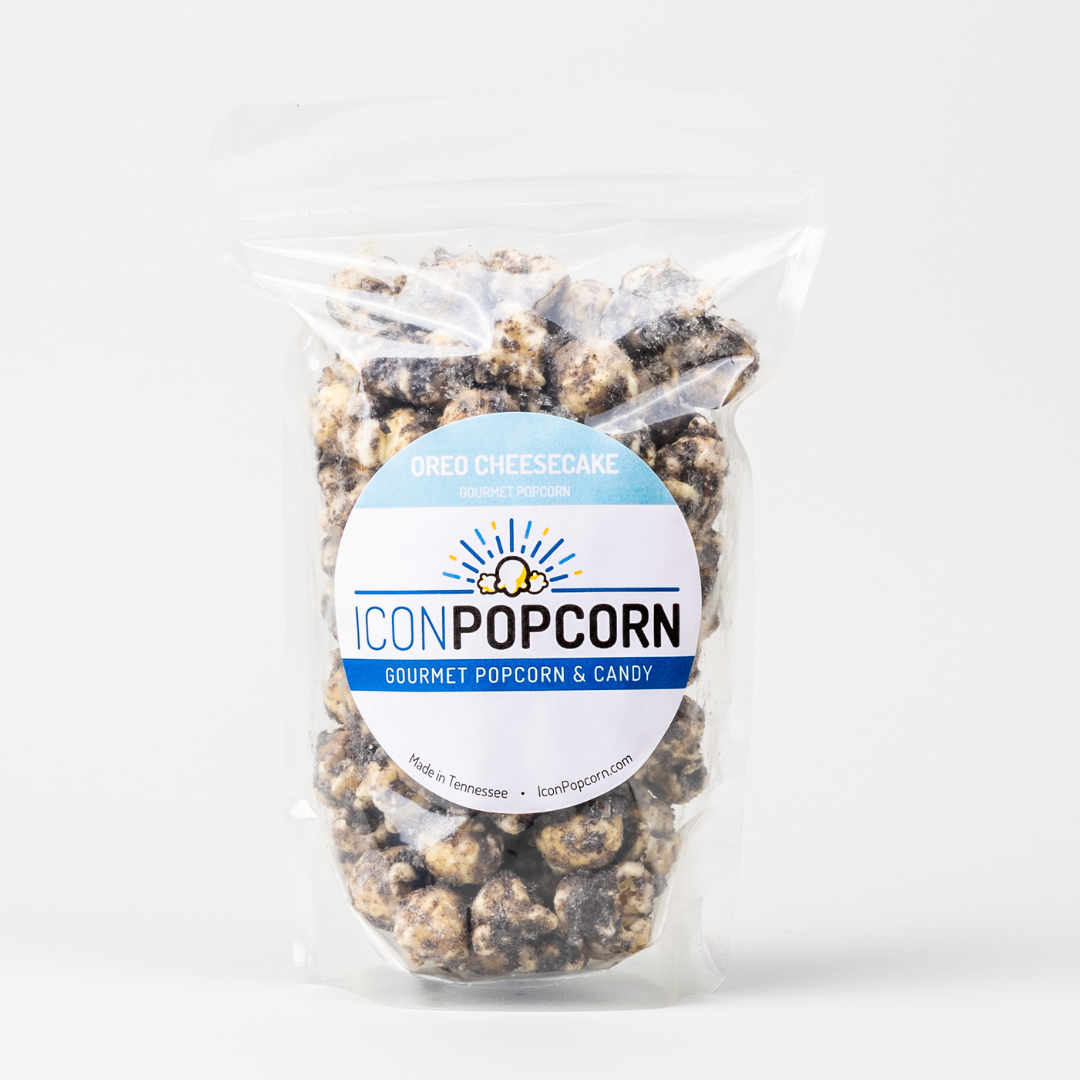 5 cups of gourmet popcorn.