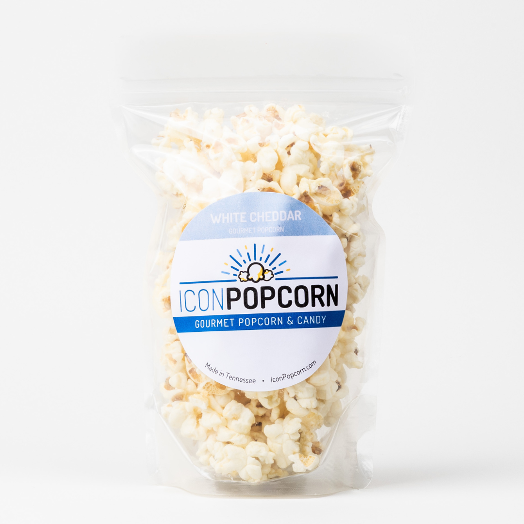 5 cups of gourmet popcorn.