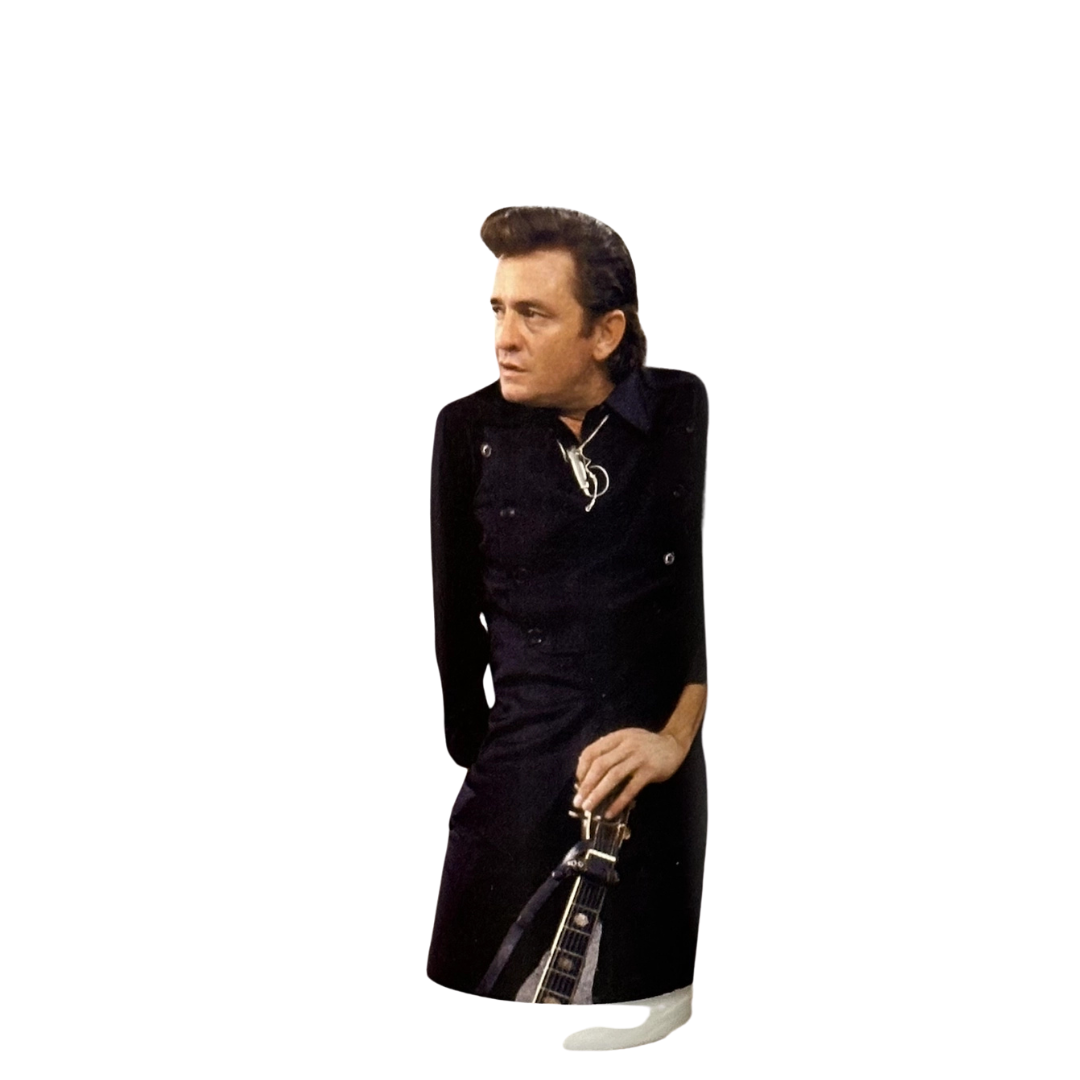 Johnny Cash Prayer Candle for the true fans! Step into the "Ring of Fire" and light up this new design from Flaming Feminist Candles.