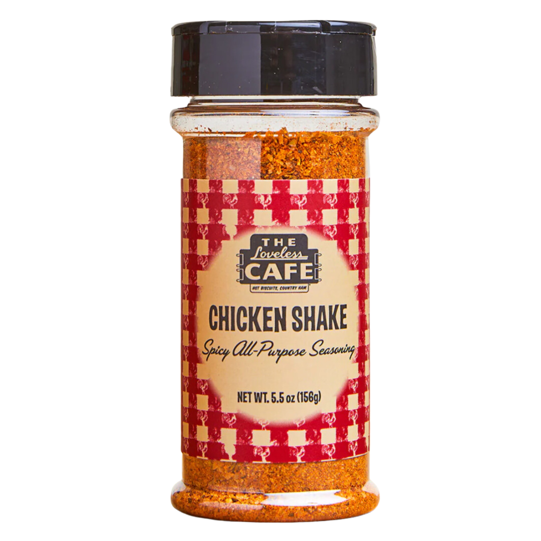 5.5 oz of Loveless Cafe's Spicy All-Purpose Seasoning. 