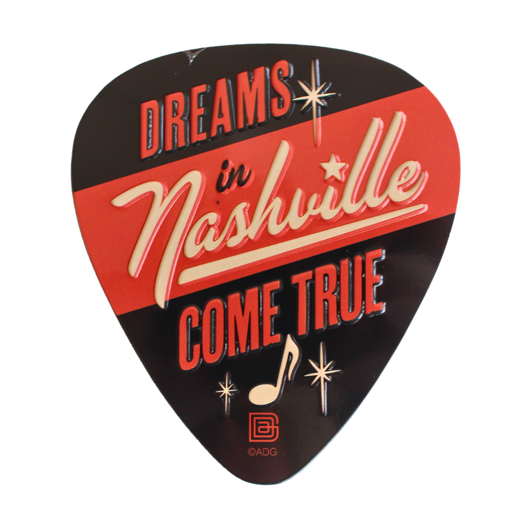 Spirit of Nashville Metal Guitar Pick Magnet