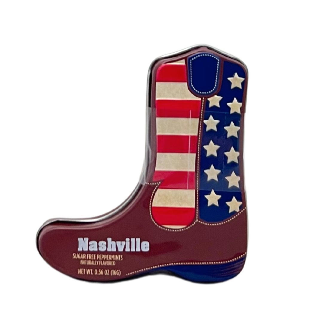 Mints in Nashville Boot Tin