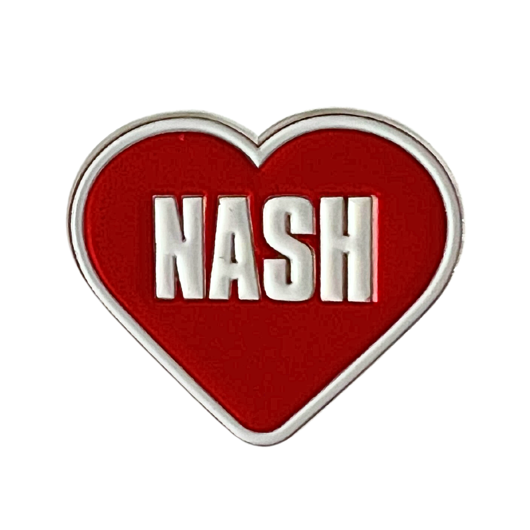 NASH Heart Enamel Lapel Pin