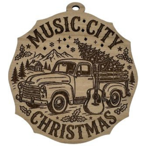 Nashville Wooden Ornament