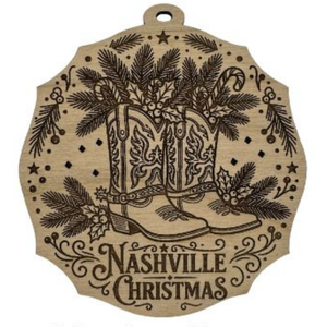 Nashville Wooden Ornament
