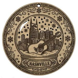 Nashville Wooden Ornament
