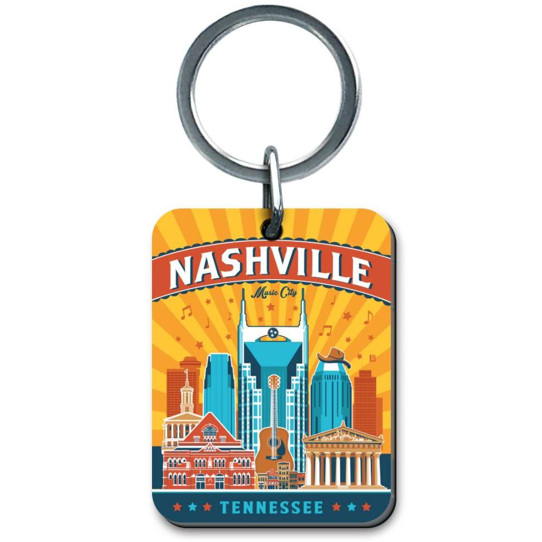 Acrylic keychain.