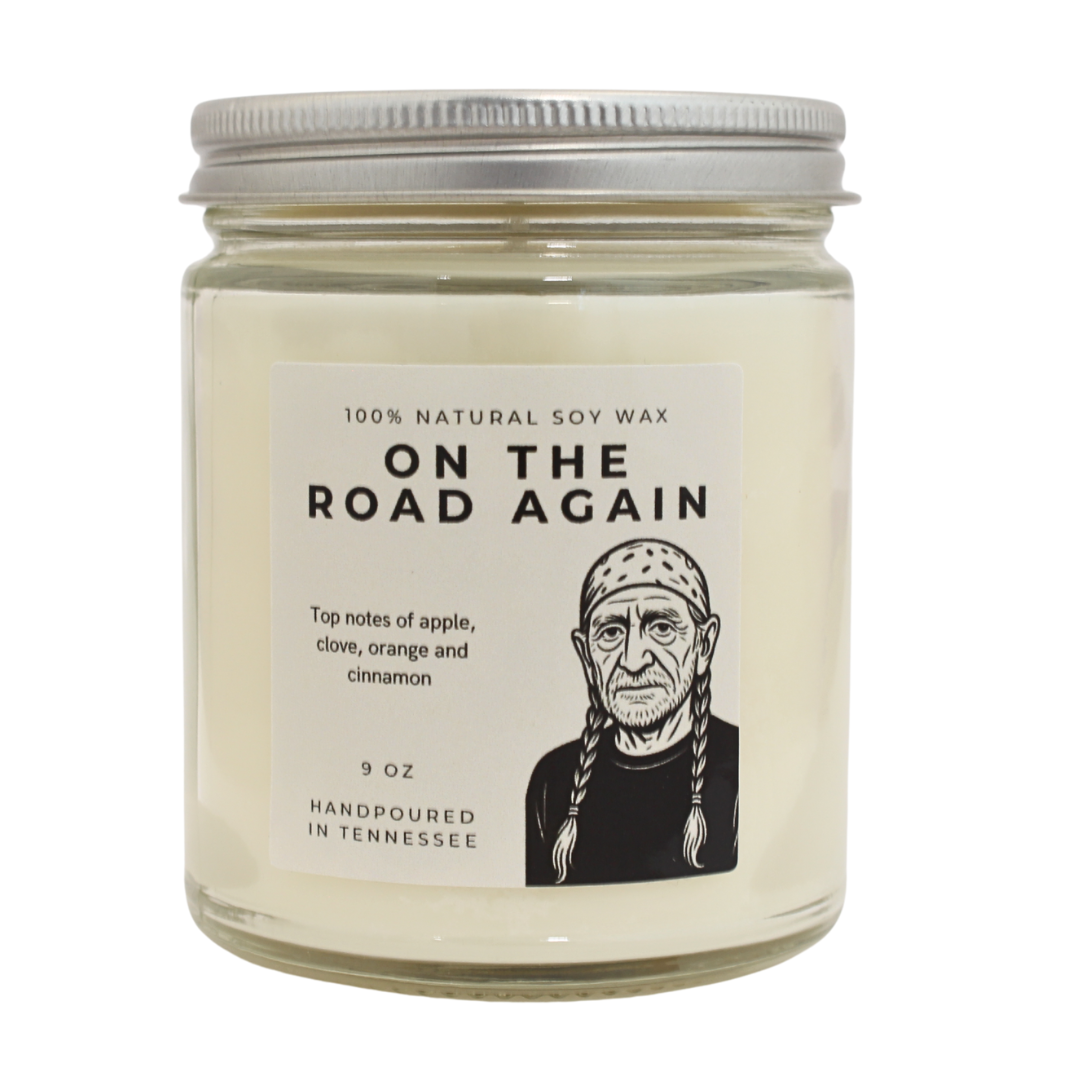 On The Road Again Candle