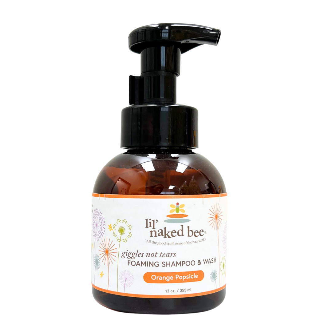 12 floz of orange scented all over wash for baby. 