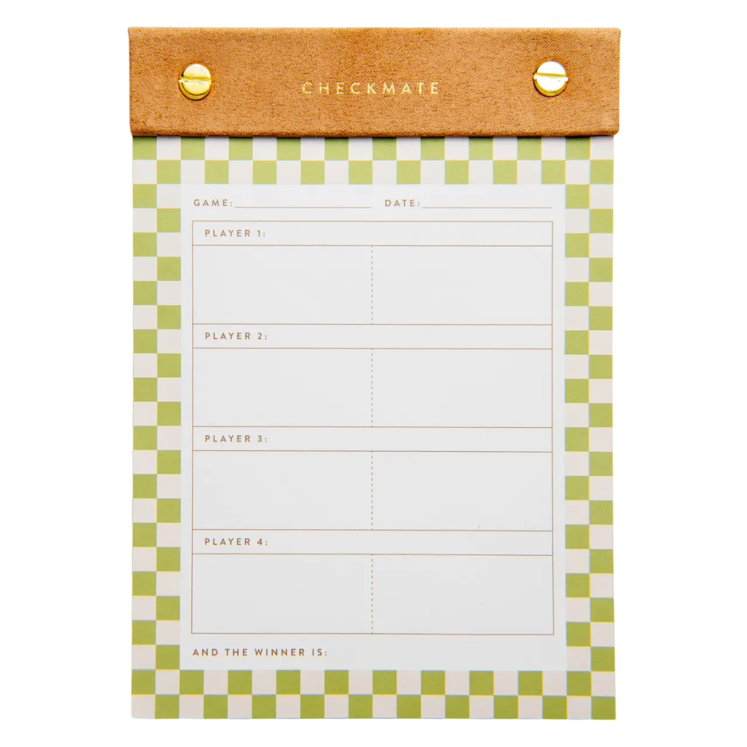 Post Bound Game night scorecard pads.