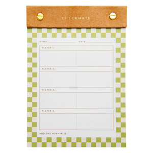 Post Bound Game night scorecard pads.