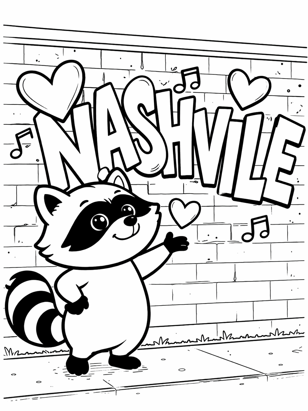 12 page children's coloring book.