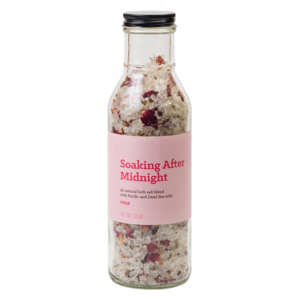 13 oz bath salt soak. 