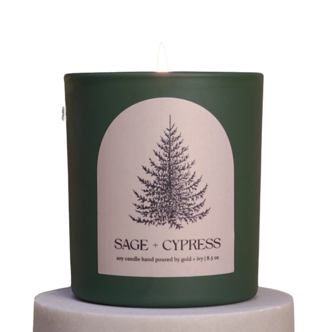 Sage and Cypress Candle