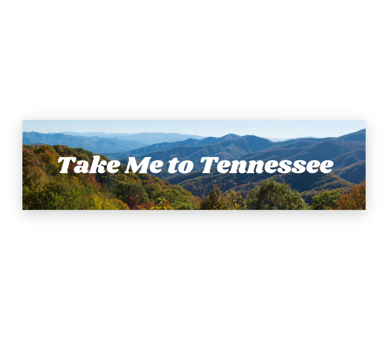 Take Me to Tennessee Bumper Sticker