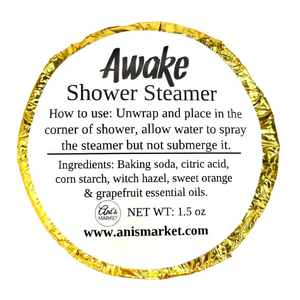 Awake Sweet Orange Grapefruit Shower Steamer
