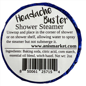 Headache Buster Mint Eucalyptus & Lime Shower Steamer