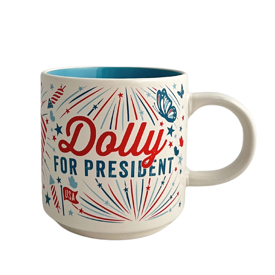 Dolly for President Stars and Stripes Mug