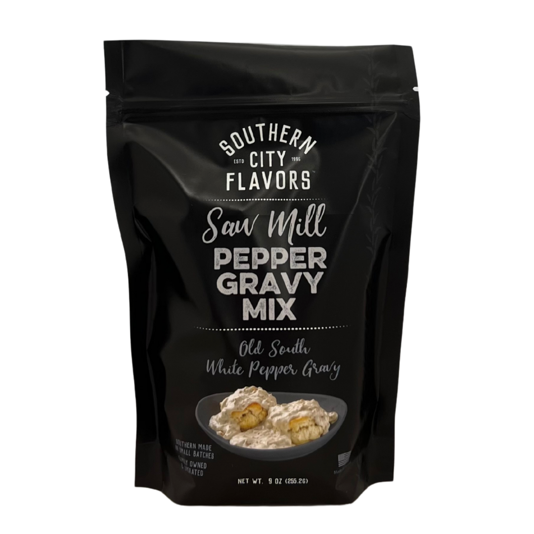 southern white pepper gravy, for biscuits and gravy, breakfast or dinner