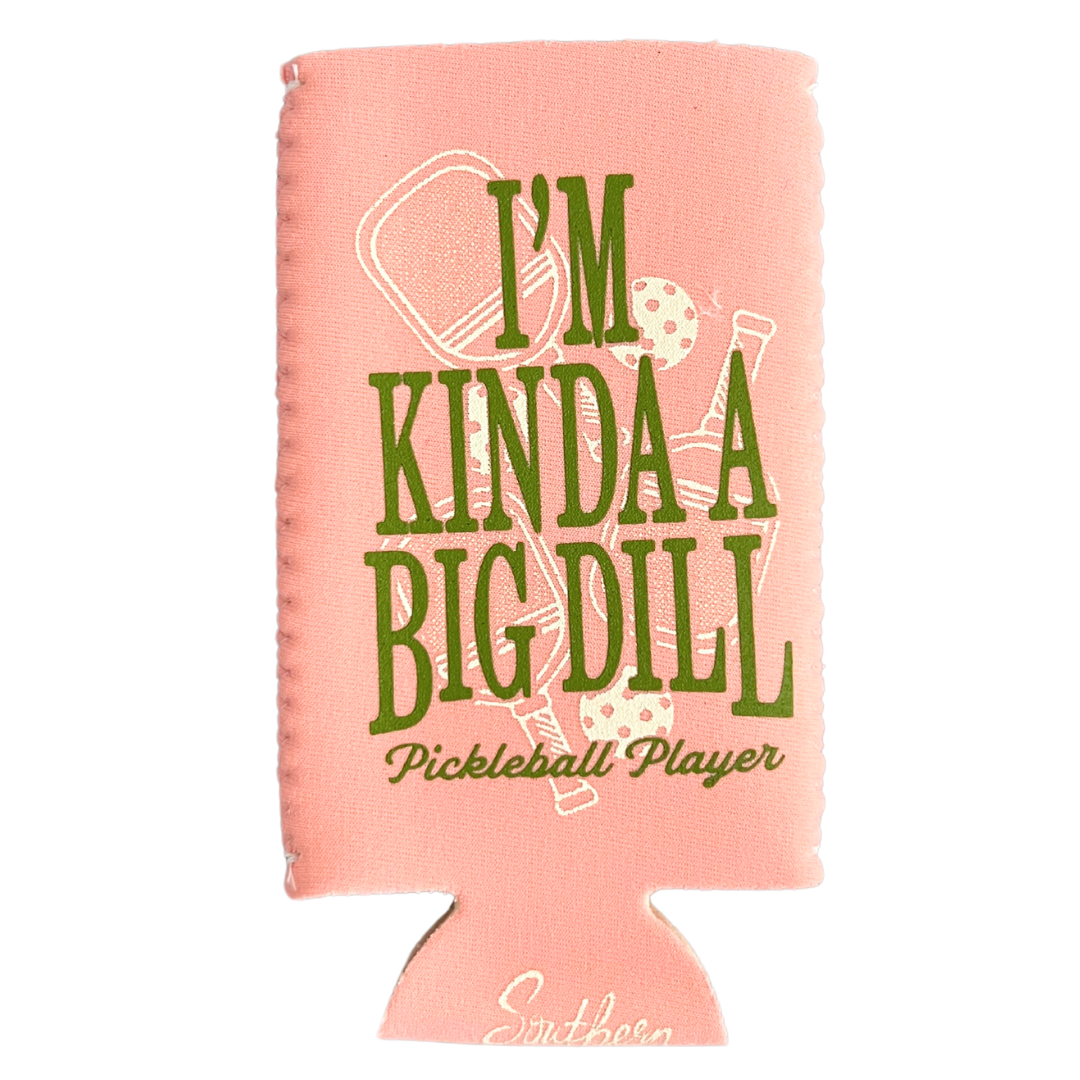 A perfect gift for the pickleball player in your life! This can hugger from Southern Fried Design Barn is perfect for keeping your drink cold while you tear it up on the court. "I'm Kinda A Big Dill".