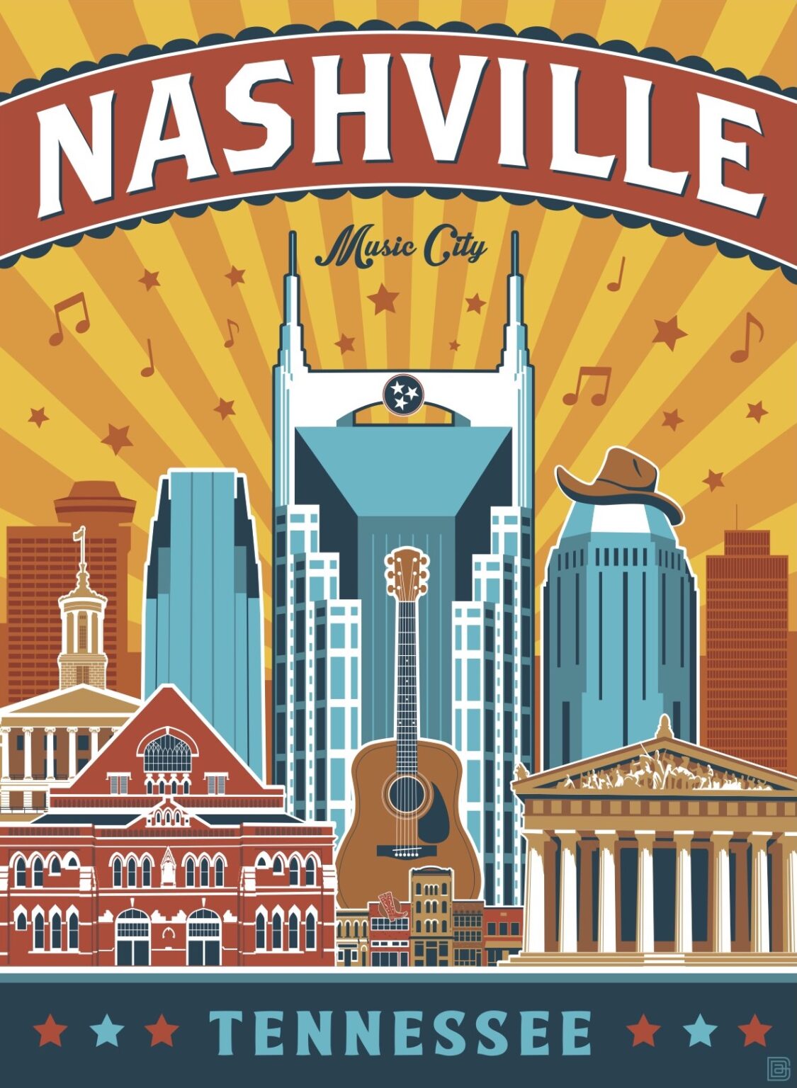 Spirit of Nashville Magnet
