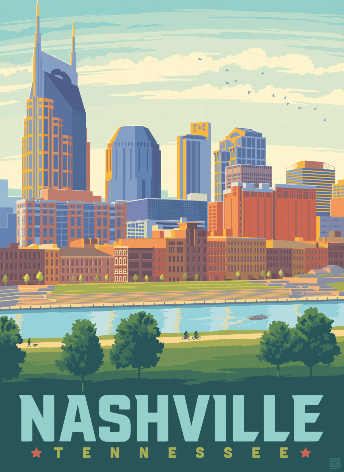 Spirit of Nashville Postcards