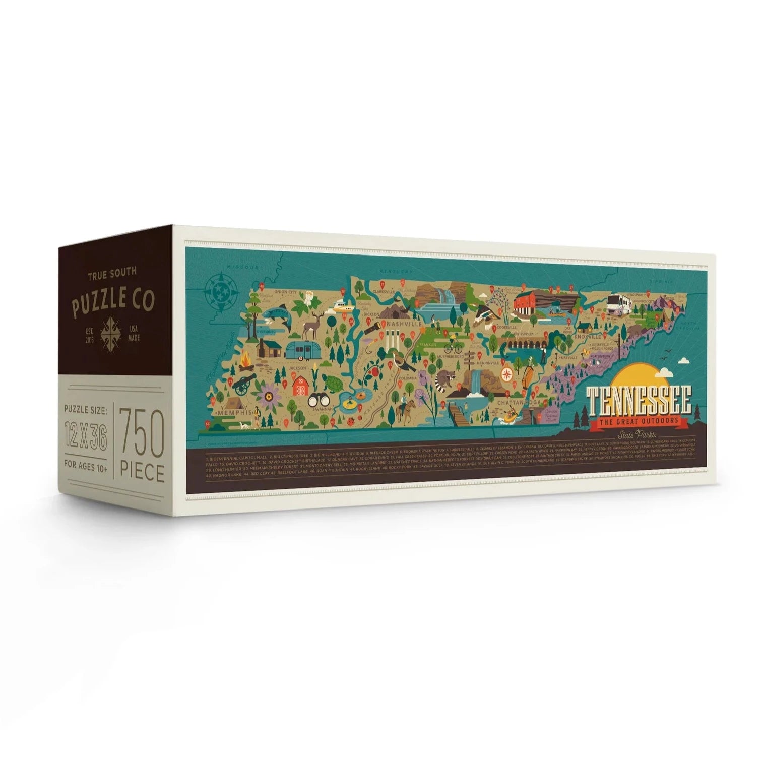Tennessee The Great Outdoors Puzzle