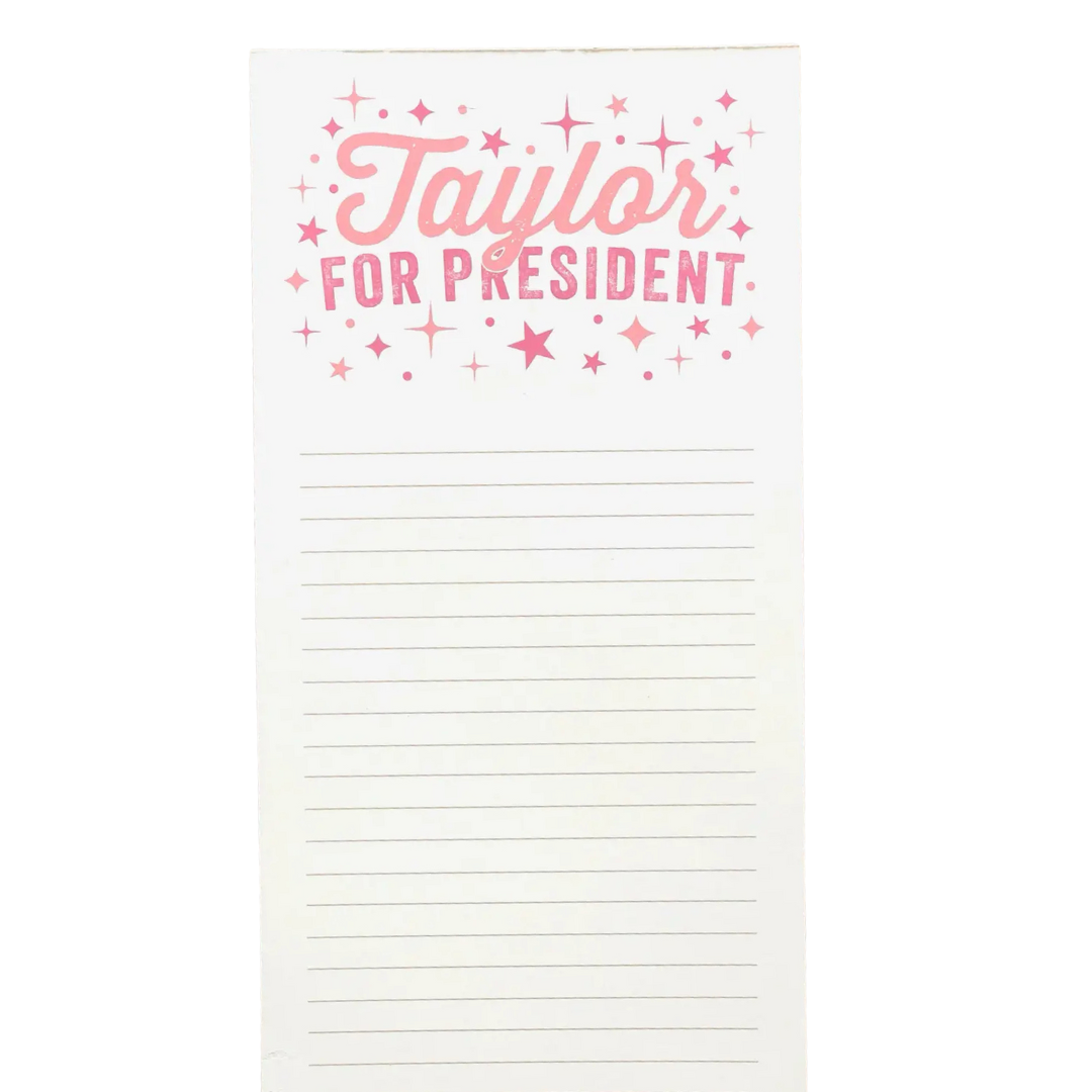 Taylor For President Notepad