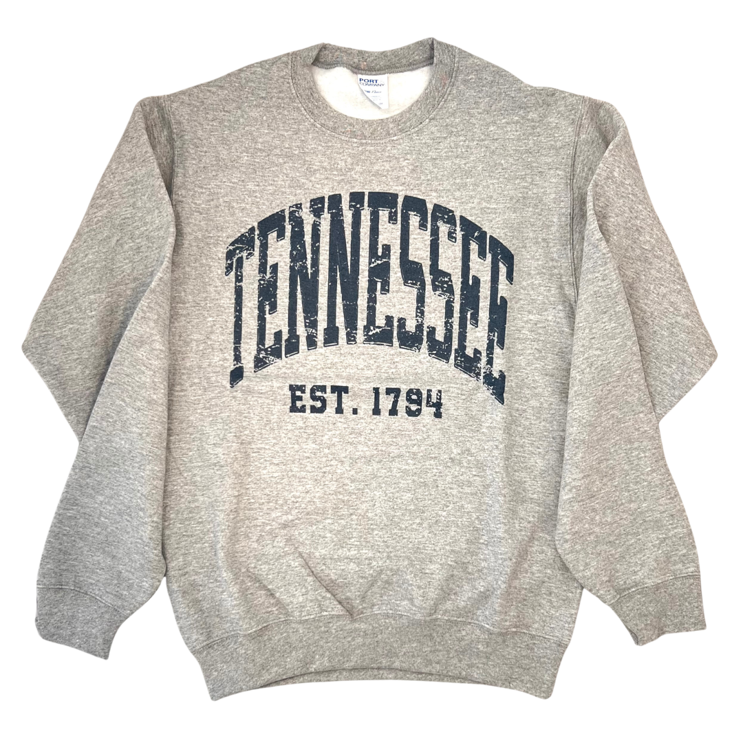 Tennessee Established 1794 Gray Sweatshirt